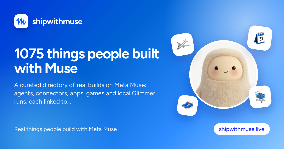 Made a website containing 900+ projects built with Muse
